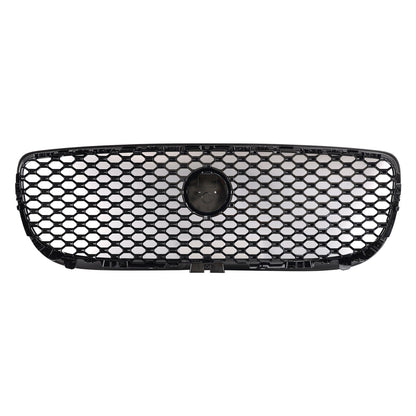 Griglia paraurti anteriore a nido d'ape nero lucido adatta per Jaguar XE 2015-2018