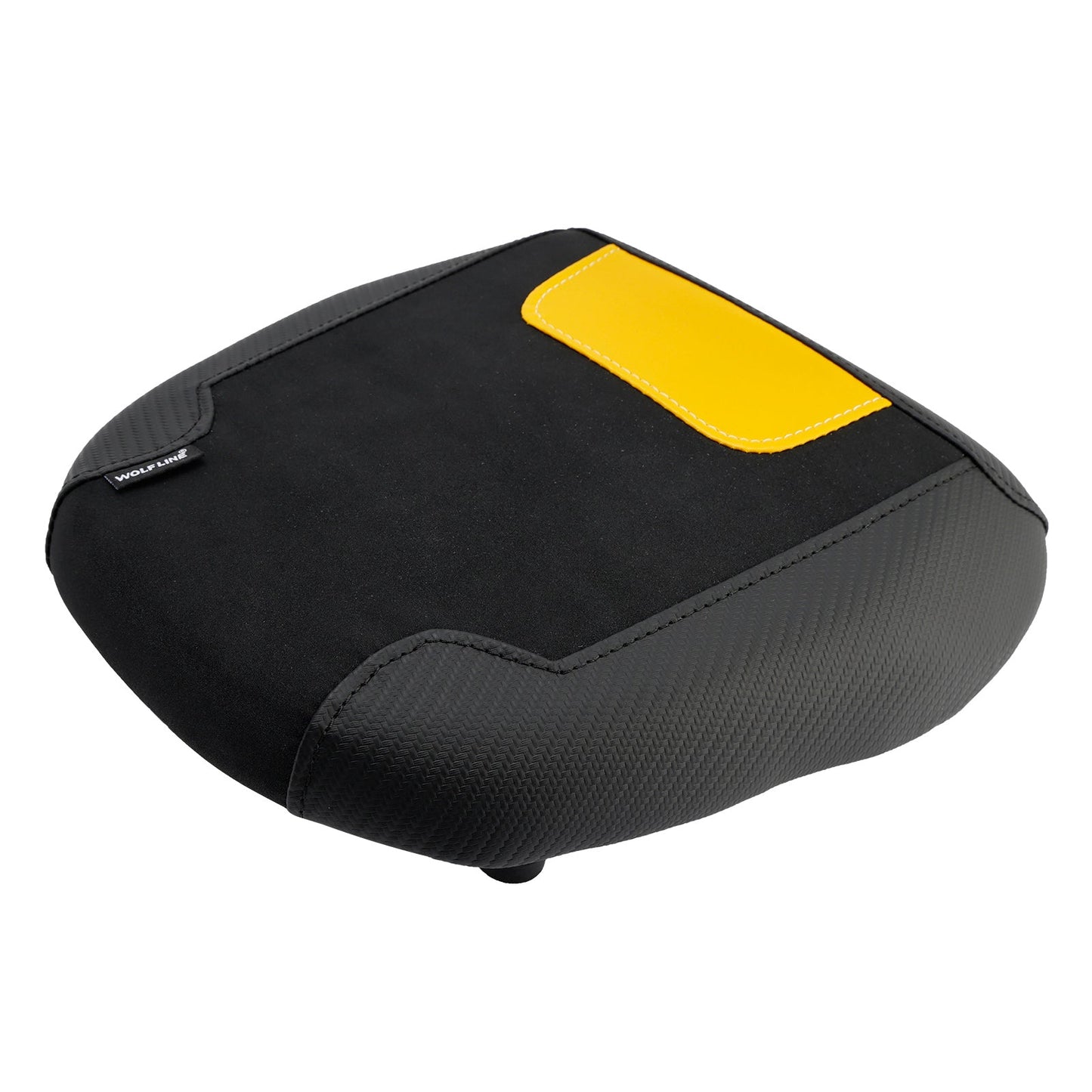 Cuscino inferiore per sella conducente e passeggero Suzuki V-Strom250Sx 2024-2025, colore giallo.