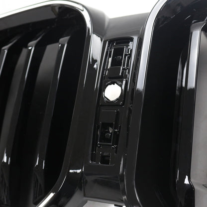 Griglia a rene paraurti anteriore nero lucido BMW X3 G01 X4 G02 2022-2025 con foro per telecamera
