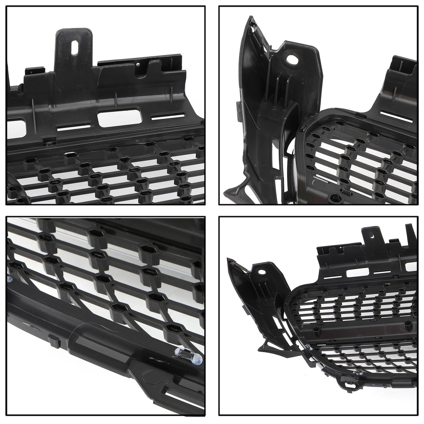 Per Mercedes Benz W213 E300 E400 16-19 Griglia Griglia Anteriore Bordo Argento