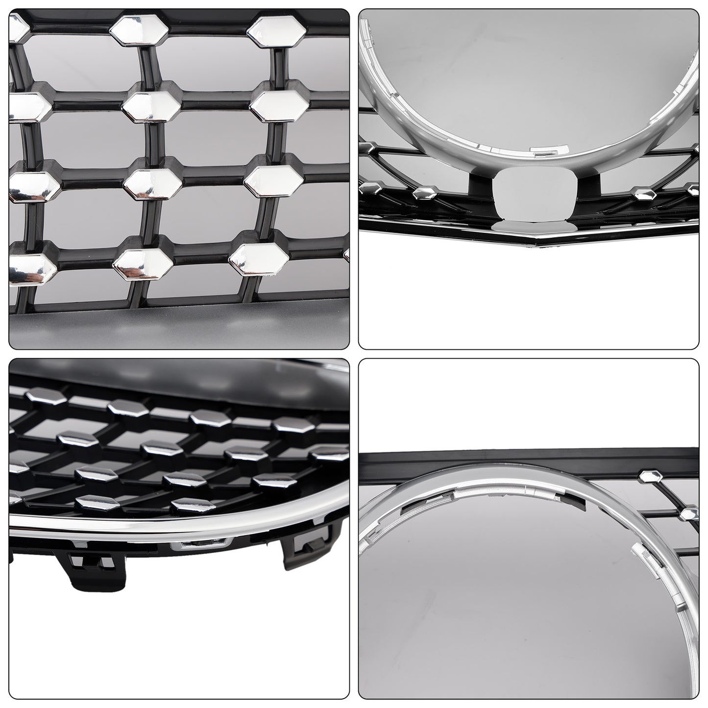 Per Mercedes CLASSE E W207 Coupé 2014-2017 Griglia per paraurti anteriore Diamond