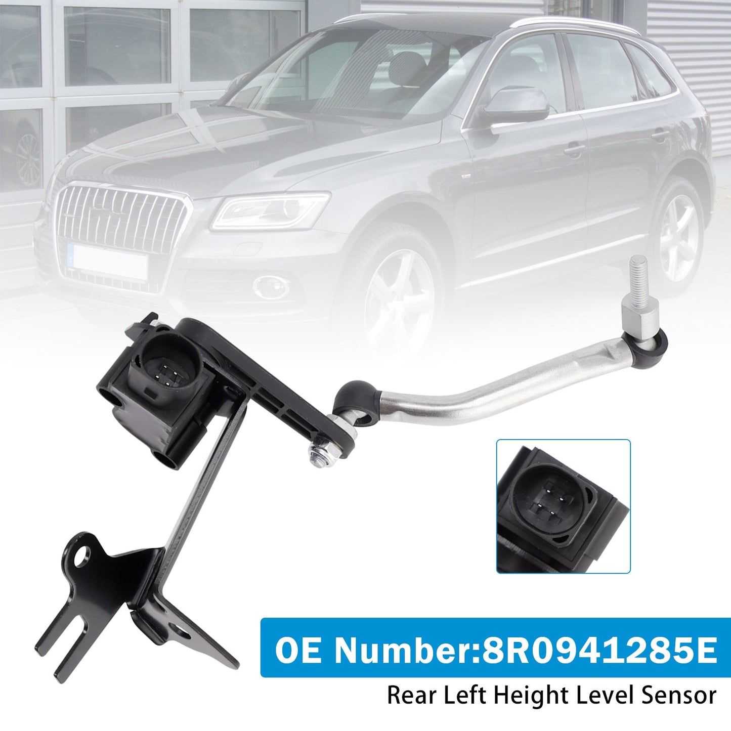 Sensore di livello altezza anteriore sinistro 8R0941285E per Audi Q5 8RB 2008-2017