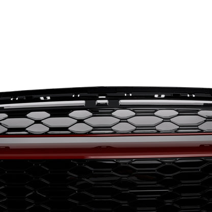 Griglia anteriore GP-Style con finiture rosse e nere lucide, adatta per Mini Cooper F55 F56 F57 2014-2021