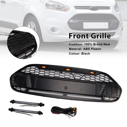 Griglia paraurti anteriore nera Ford Transit Connect 2014-2018 con LED