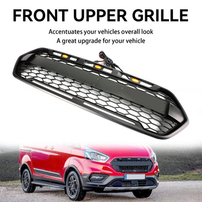 2467234 Griglia paraurti anteriore nera opaca a 3 LED Per 2018-2023 Ford Transit Custom Trail