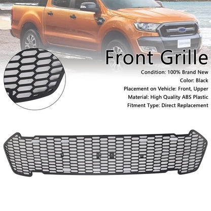 Griglia paraurti anteriore nero opaco adatta per Ford Ranger 2015-2019 T7 W/LED