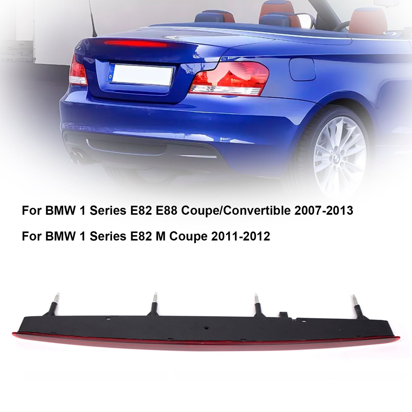 Luce rossa di stop 63257164978 per BMW Serie 1 128i 135i M E82 E88