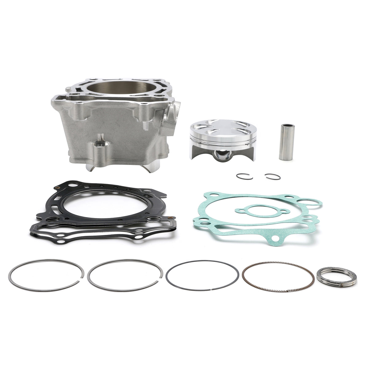 Kit di ricostruzione della parte superiore del cilindro e del pistone da 77 mm adatto per Yamaha 01-13 YZ250F WR250 YZ 250F