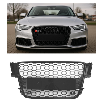 Calandra anteriore stile RS5 con rete sportiva per Audi A5/S5 B8 2008-2012 Griglia