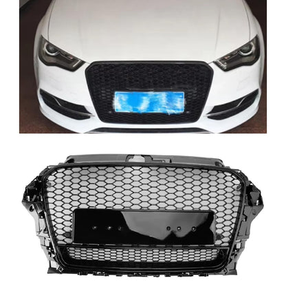 Per Audi A3 S3 2013-2016 Griglia per paraurti anteriore Henycomb stile RS3