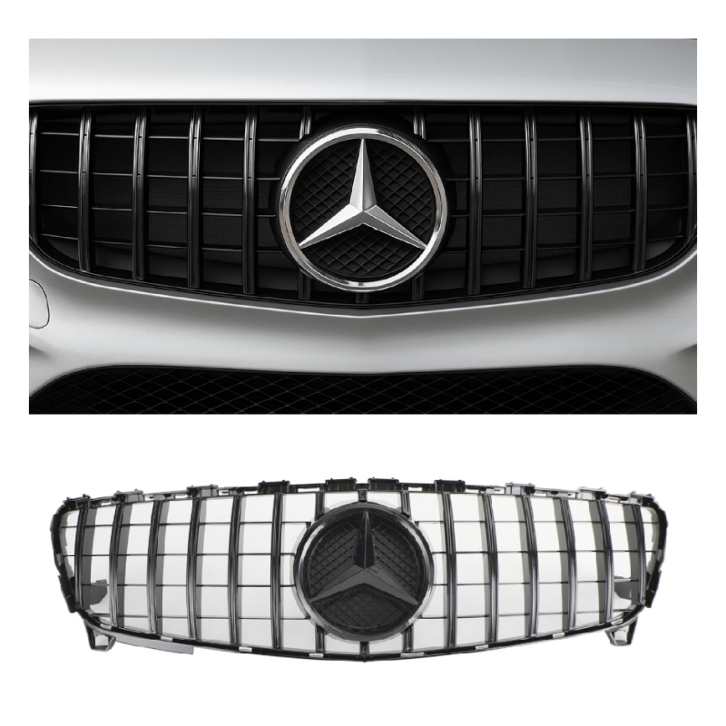 Per 2016-2018 Mercedes-Benz A-CLASS W176 Griglia paraurti anteriore GTR Style