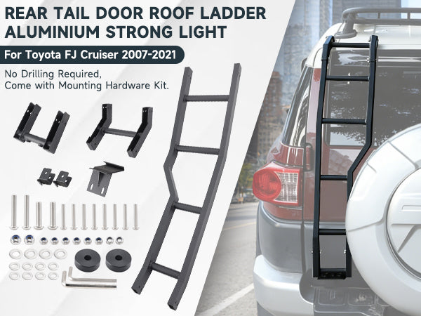 Kit scala per portellone posteriore lato sinistro per Toyota FJ Cruiser 2007-2021