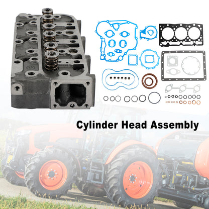 Per ESCAVATORE KUBOTA U25S KX41-2S KX41-2 3 cilindri Testata completa + guarnizione