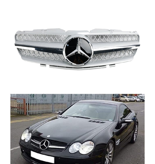 2003-2006 Griglia superiore paraurti anteriore Per Mercedes Benz Classe SL600 SL55