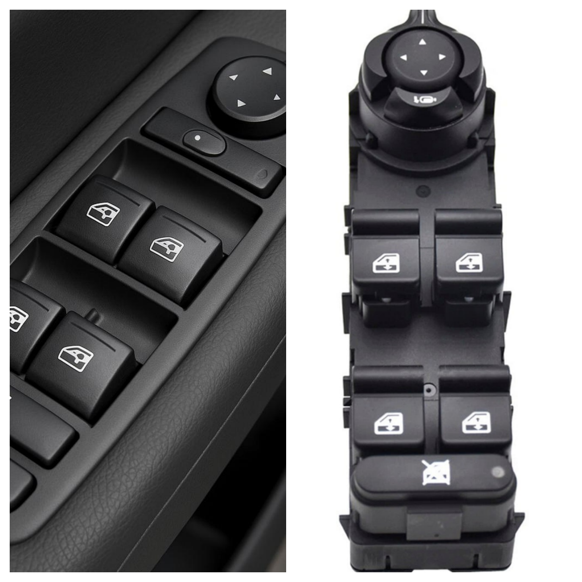 Interruttore alzacristalli elettrico lato sinistro per Alfa Romeo Giulietta 2010-2019 156095708