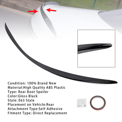 Spoiler posteriore nero lucido Mercedes-Benz Classe E W213 E63 Style 2020+