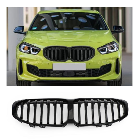 51138080490 Per BMW F40 Serie1 2019-2023 Griglia frontale di ricambio nera lucida