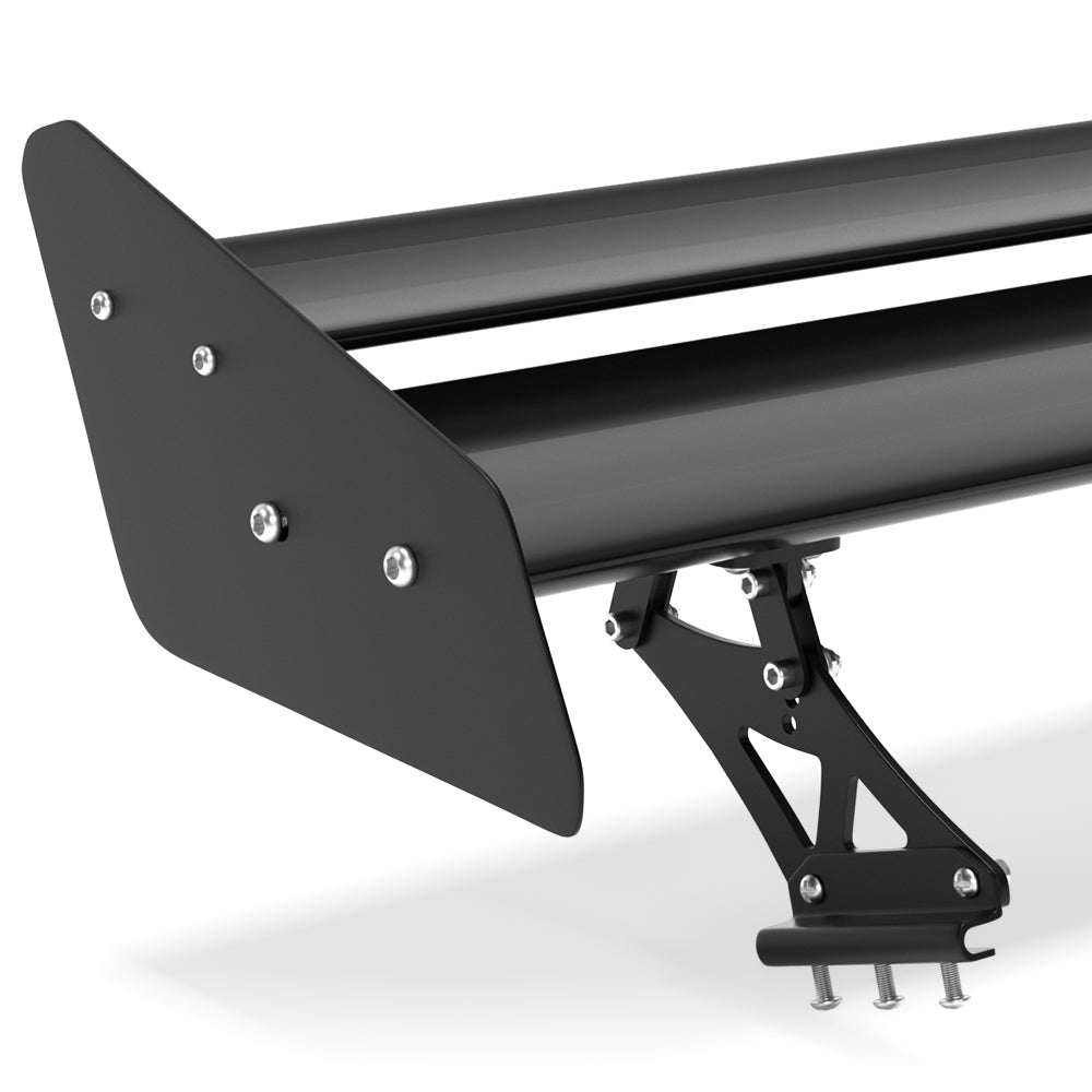 Spoiler per alettone posteriore GT a doppio ponte regolabile in alluminio universale