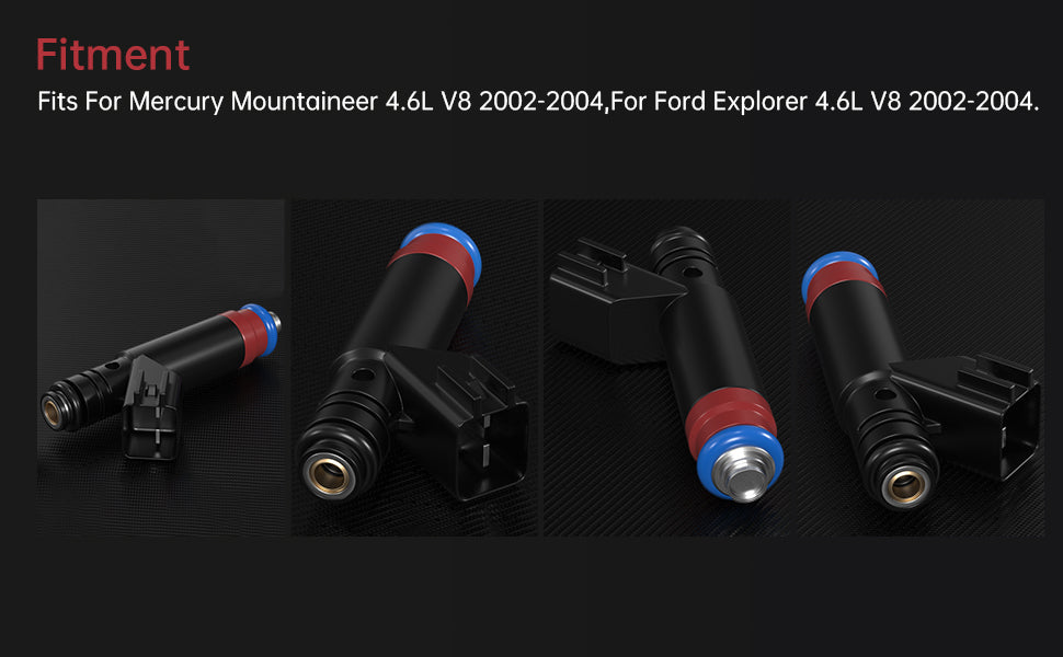 1PCS Iniettori di Carburante 1L2E-D4A fit Ford Explorer 02-04 Mercury Mountaineer 4.6L V8 Generico
