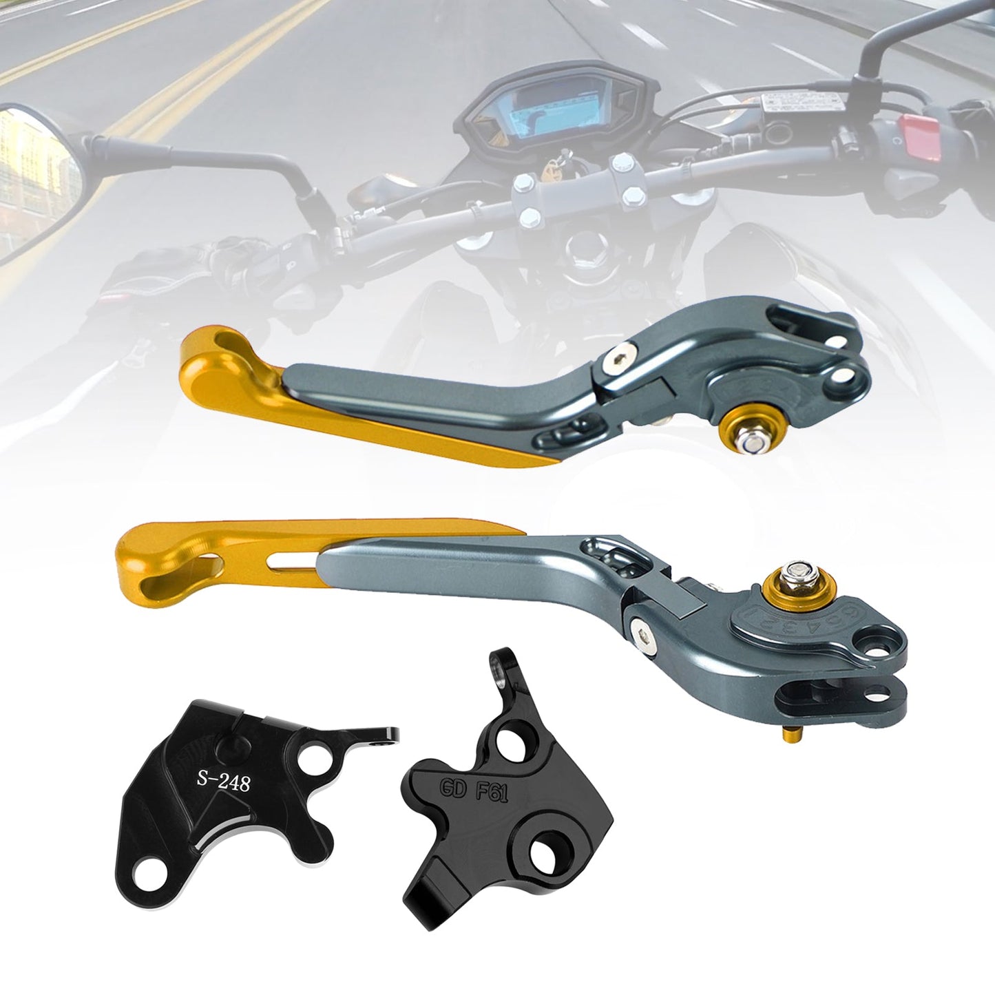 Leva freno frizione regolabile YAMAHA YZF R125 2008-2011
