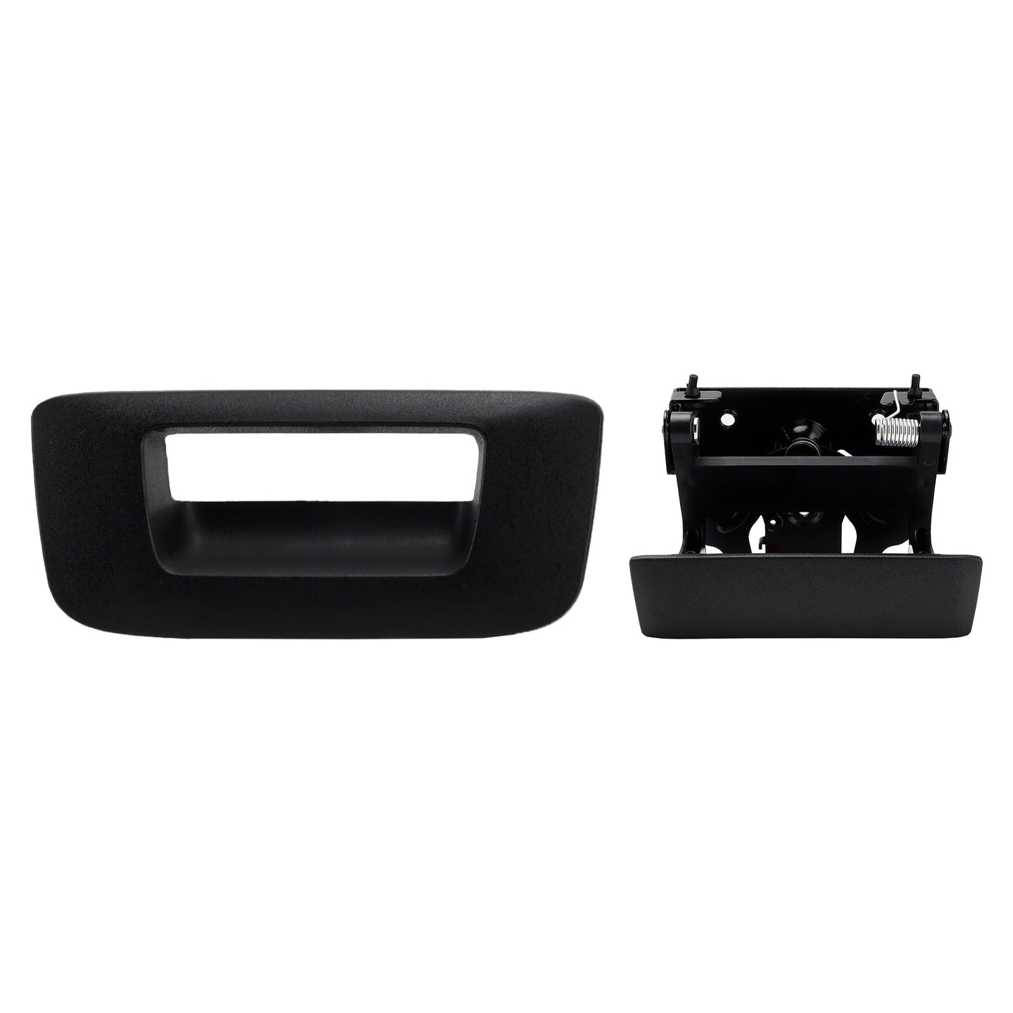 Set di 2 maniglie per portellone posteriore esterne nere per Chevrolet Silverado 1500 2007-2013