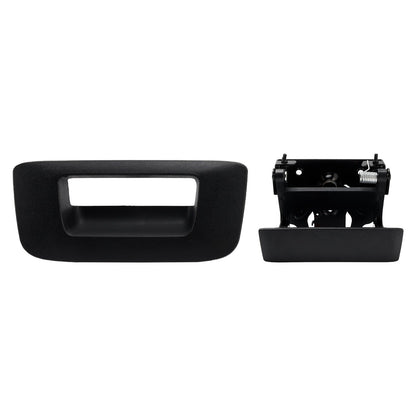Set di 2 maniglie per portellone posteriore esterne nere per Chevrolet Silverado 1500 2007-2013