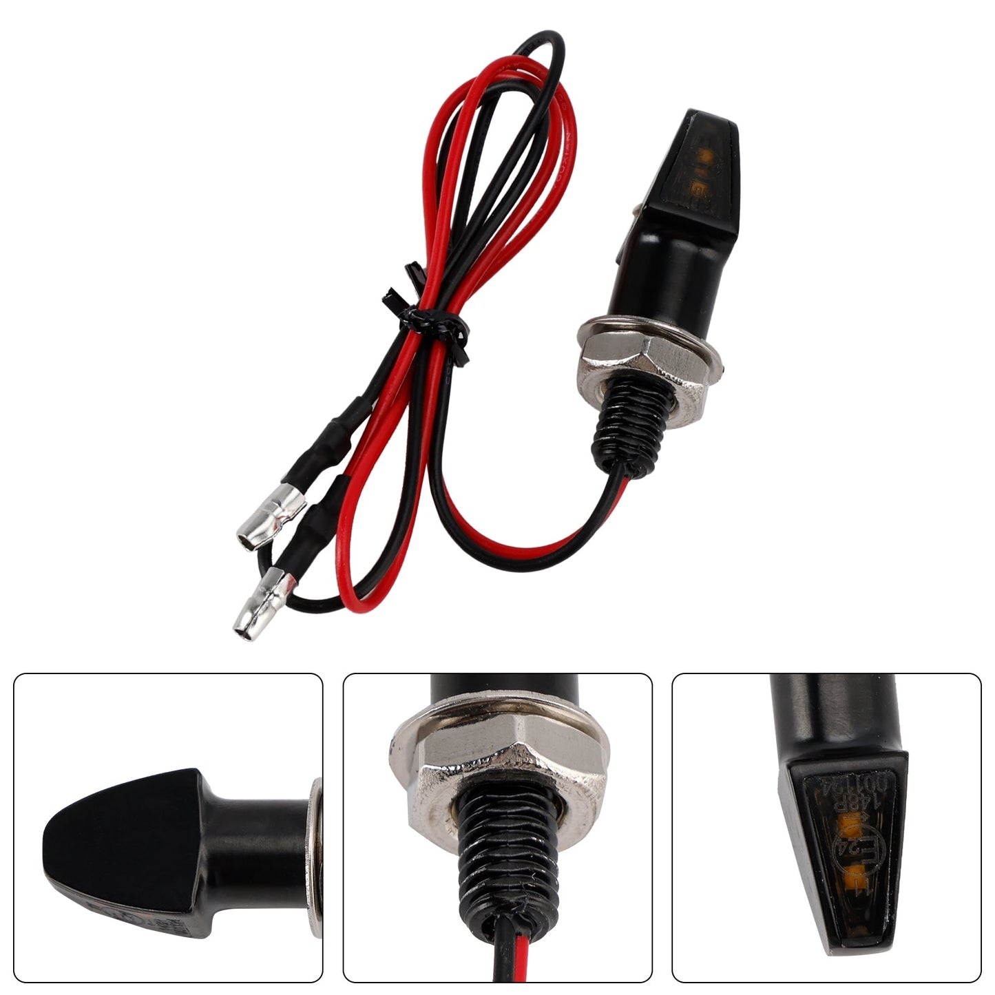 Indicatore di direzione a LED da 12 V, 8 mm, universale per moto Yamaha