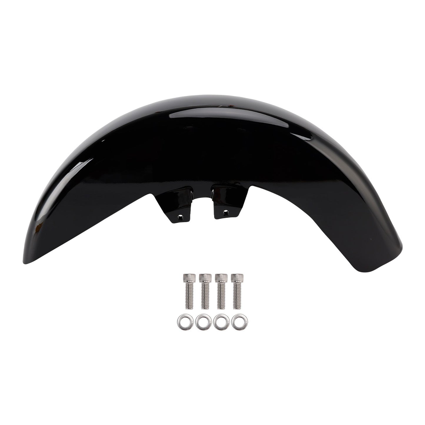 Parafango anteriore in ABS nero per Road Glide e Road King (1989-2013).