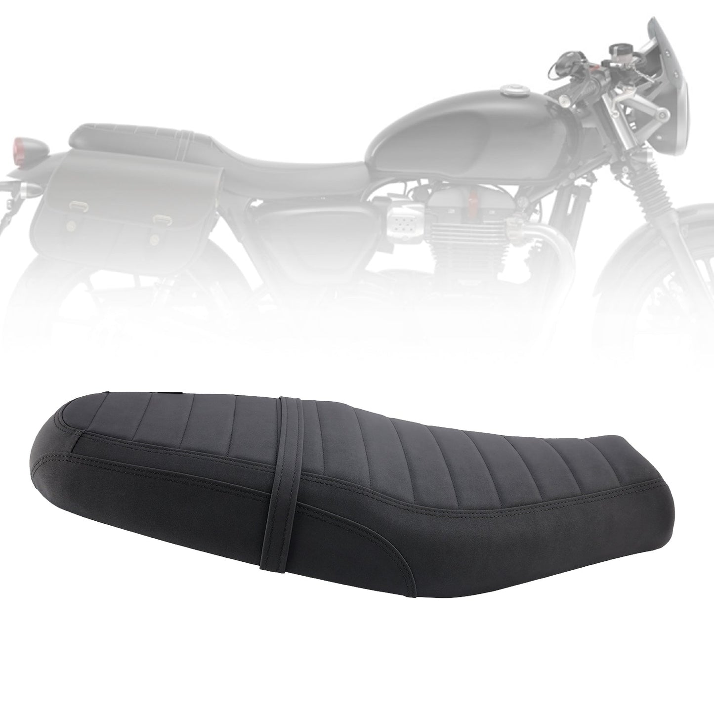 Cuscino sedile passeggero anteriore posteriore adatto per Triumph Street Twin 16-22 Speed Twin 900 23-