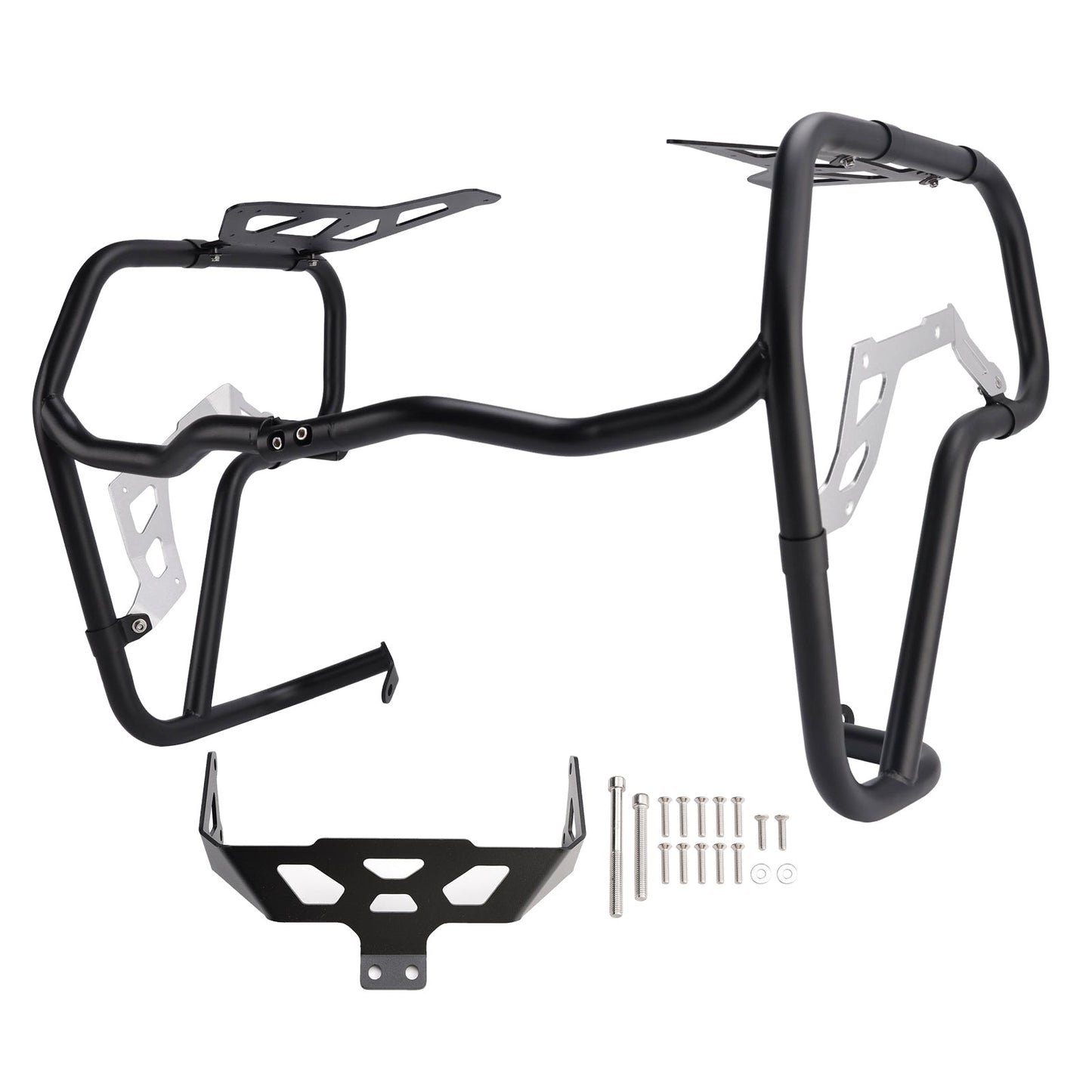 2024-2026 Adatto Nero Per BMW R1300GS Paraurti Paramotore Inferiore Telaio in Acciaio Adv