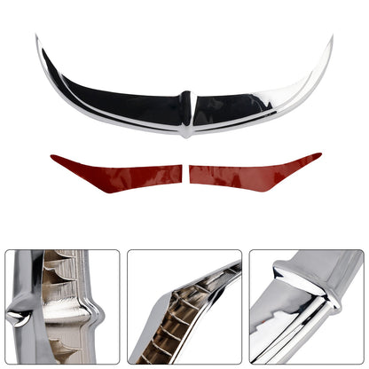 Decorazione decorativa Bat Brow Batwing per Electra Street Glide Trikes 96-13