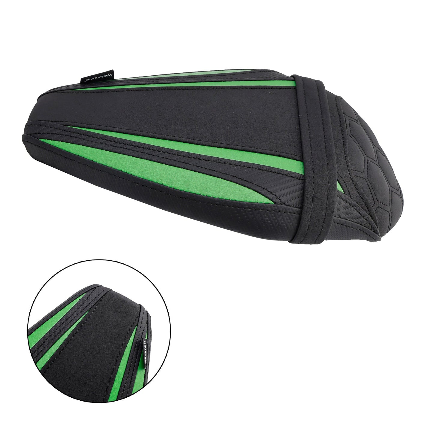 Sella passeggero posteriore Kawasaki ZX-10R/RR 2021-2023, verde piatto