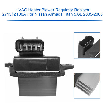 Resistenza regolatore ventola riscaldamento HVAC 27151ZT00A per Nissan Armada 2005-2008