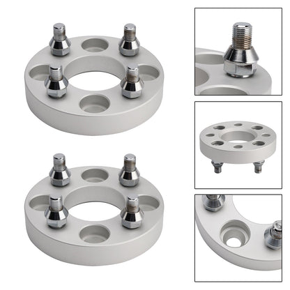 Kit distanziali per ruote da 1"" con cavo per dadi ruota per carrelli da golf, argento per Yamaha Club Car Ezgo