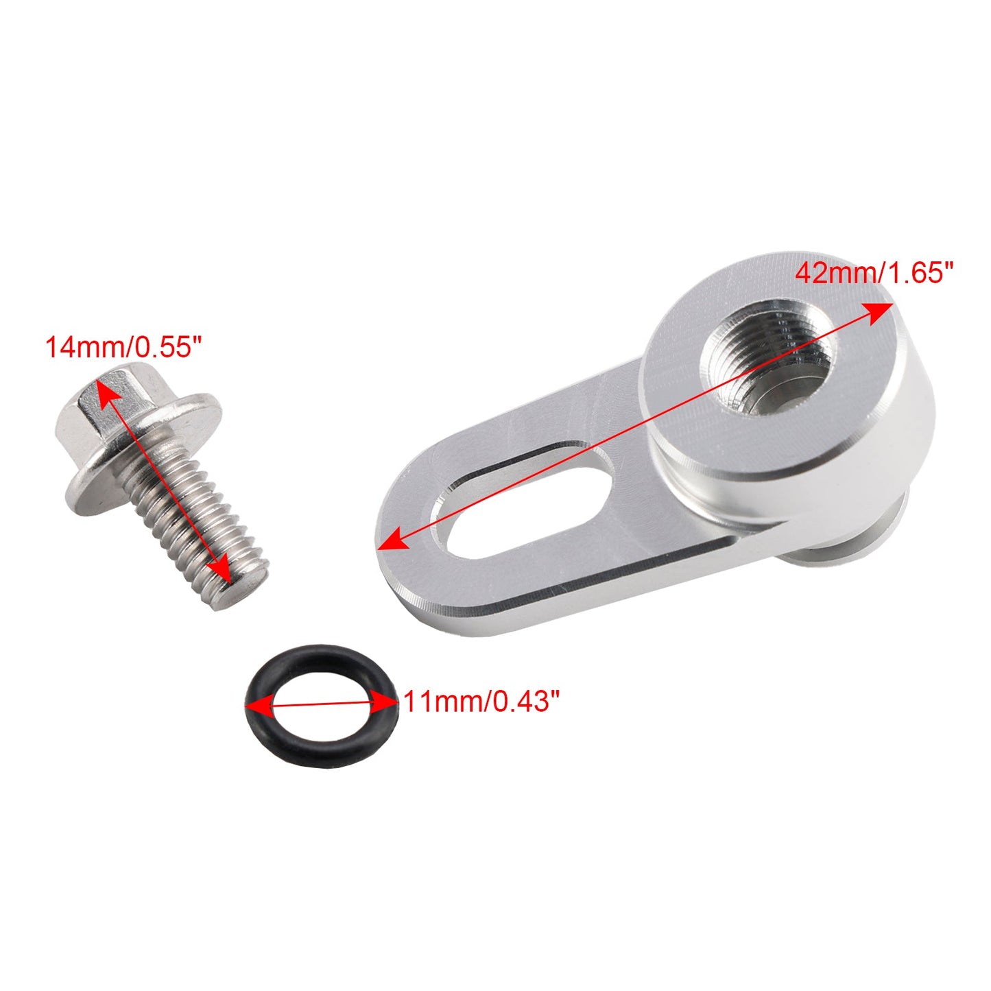 Adattatore per tubo flessibile da 1/8 NPT per porta del vuoto per compressore MAP LSA LS9 LT4 LS