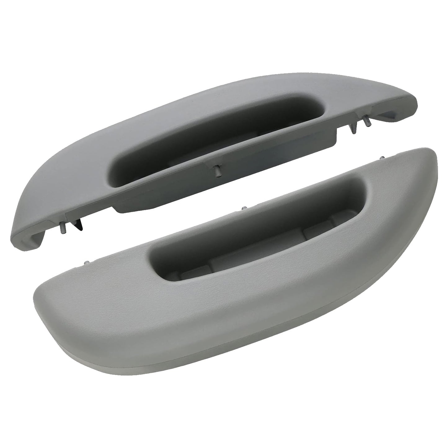 1996-2002 Chevrolet Express 1500/2500/3500 Tutti i modelli di carrozzeria Anteriore Sinistro e Destro Grigio 2 pezzi Copertura maniglia bracciolo portiera 12376629