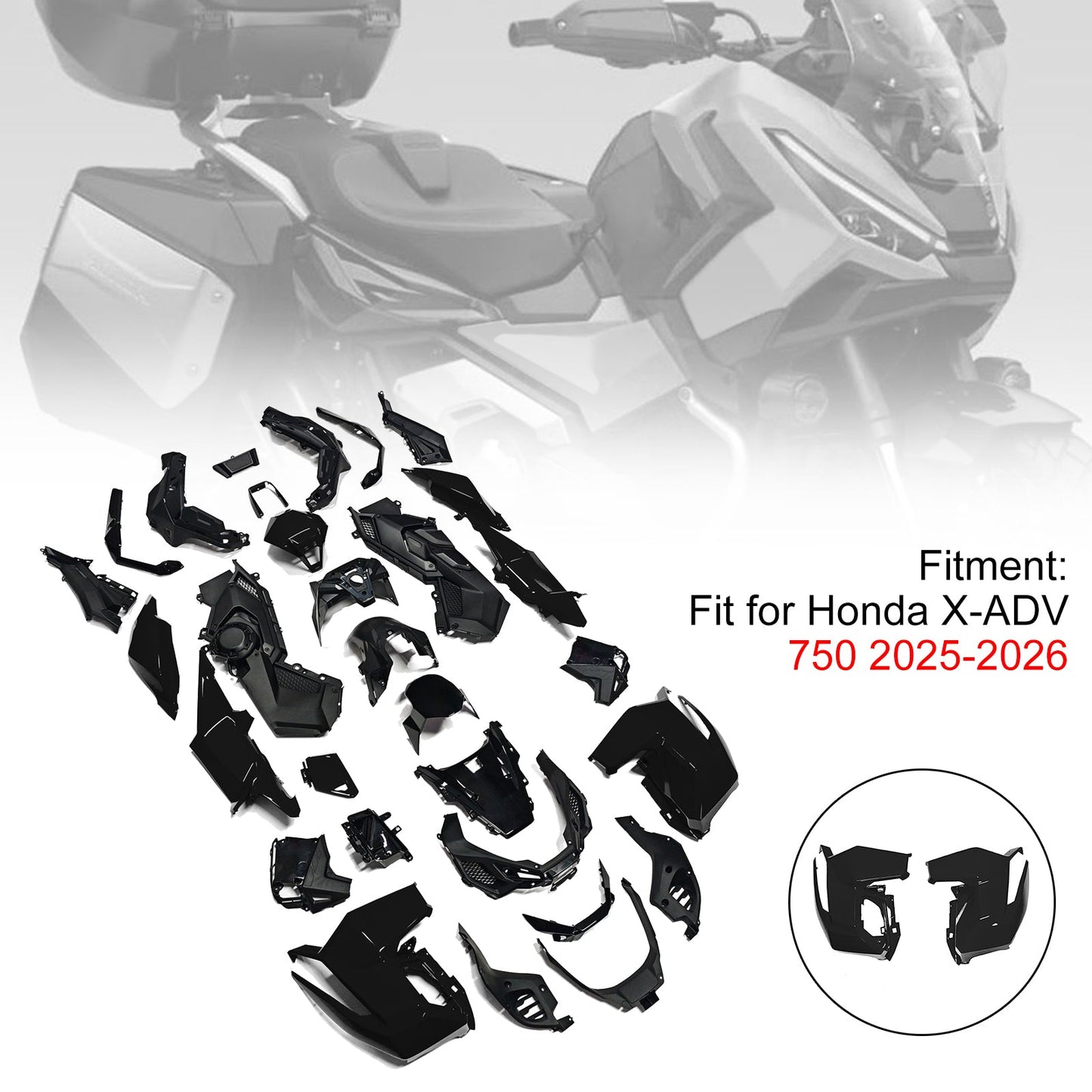 Kit di carene stampate a iniezione per Honda X-ADV 750 2025-2026