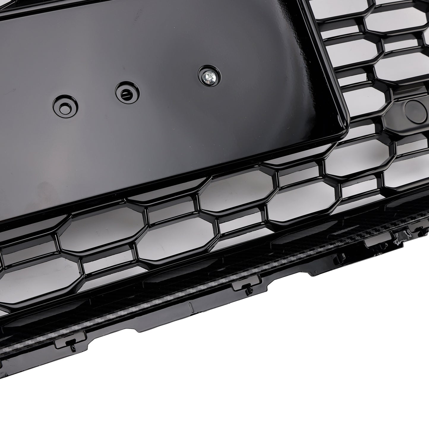 RS5 Style Sport Front Honeycomb Grill Grille Per Audi A5 S5 B9 2017-2019