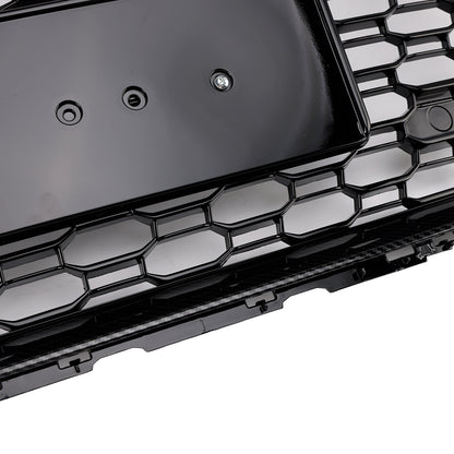 RS5 Style Sport Front Honeycomb Grill Grille Per Audi A5 S5 B9 2017-2019