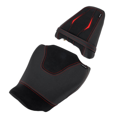 2024-2025 Per Honda Cb650R Cbr650R Parte anteriore inferiore con sedile posteriore conducente passeggero nero2