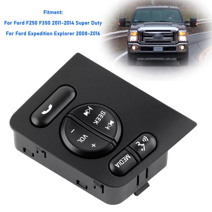 Pulsante di controllo multimediale sul volante DC3T9E740BAW per Ford F250 F350 Super Duty