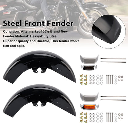 Parafango anteriore in acciaio per Touring Electra Glide Ultra Limited 2014-2024