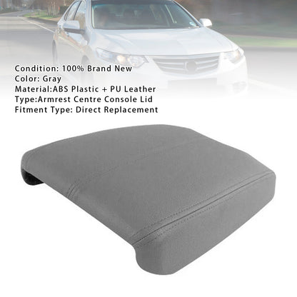 Coperchio della console centrale del bracciolo in pelle grigia per Honda Accord 2008-2012