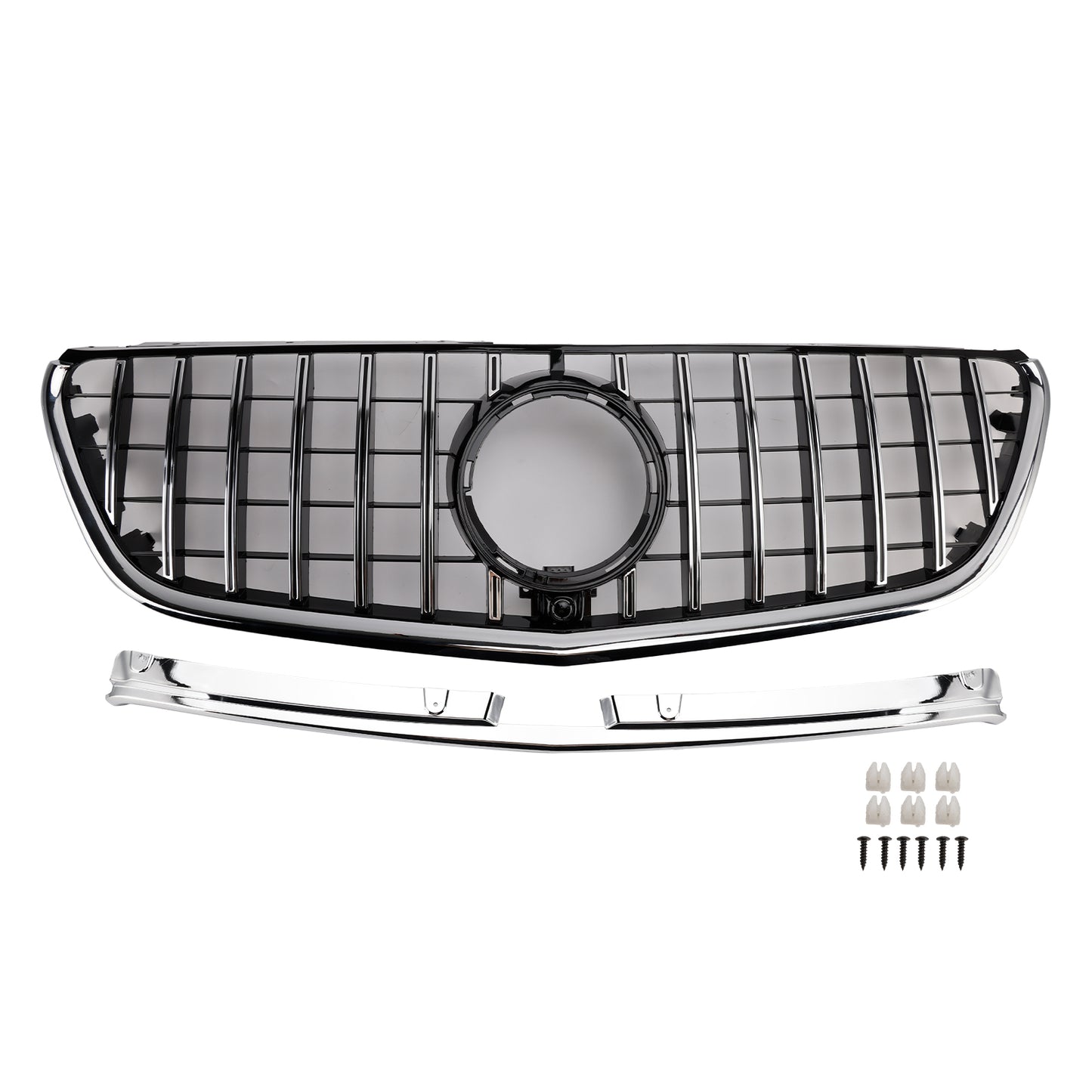 Per Mercedes Vito W447 2015-2019 Griglia paraurti anteriore cromata stile GT