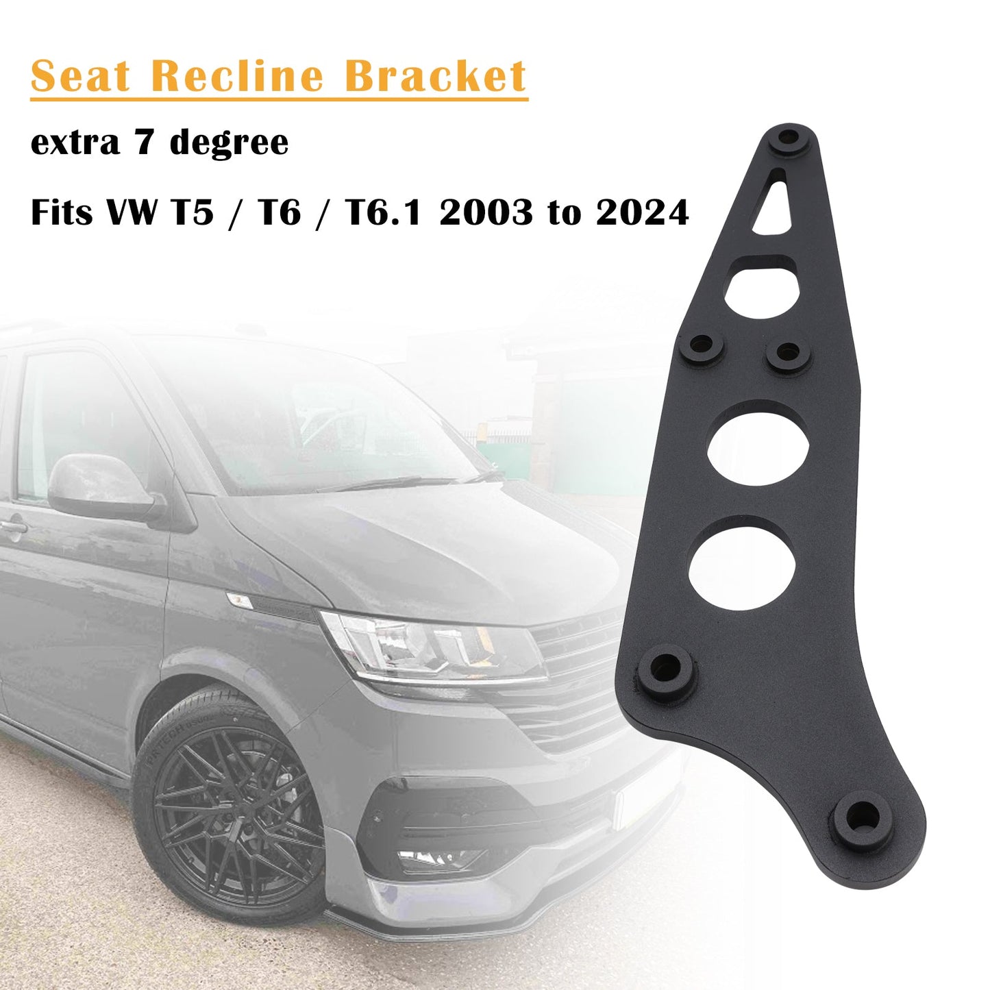 Staffa di inclinazione supplementare per sedile passeggero doppio VW Transporter T5 T6 2003-2024