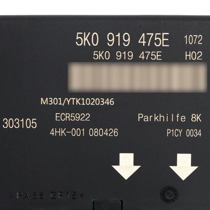 Modulo di controllo assistenza al parcheggio 5K0919475E per VW Golf Plus V VI Van