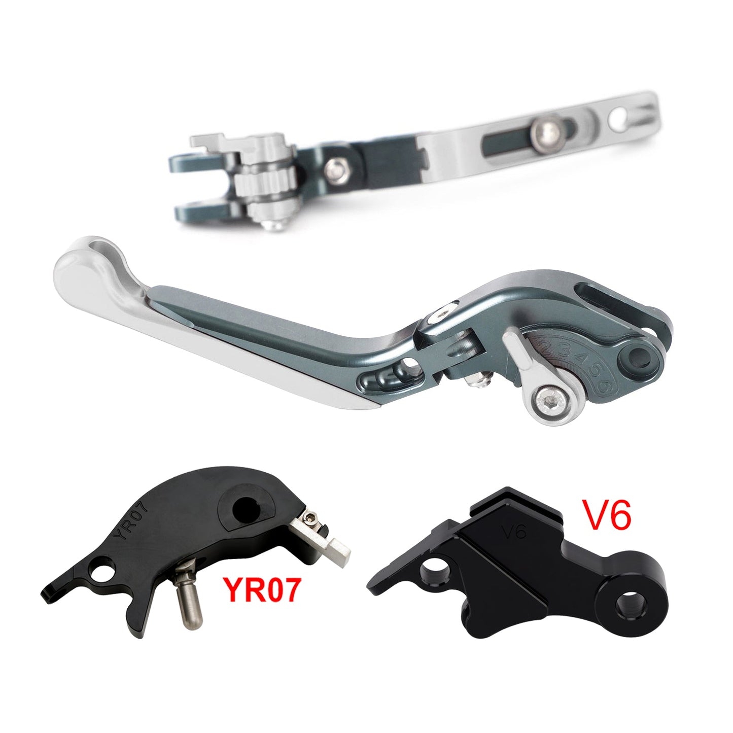 Leva freno frizione regolabile adatta per YAMAHA XSR900 XSR900GP MT-09 2024-2025