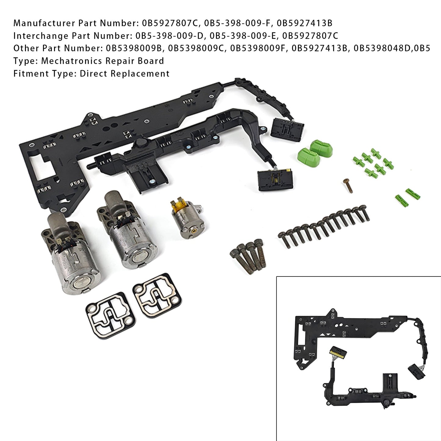 Kit cablaggio trasmissione scheda di riparazione meccatronica AUDI A7 7 SP F/AWD V6 3.0L 0B5 dal 2010 in poi