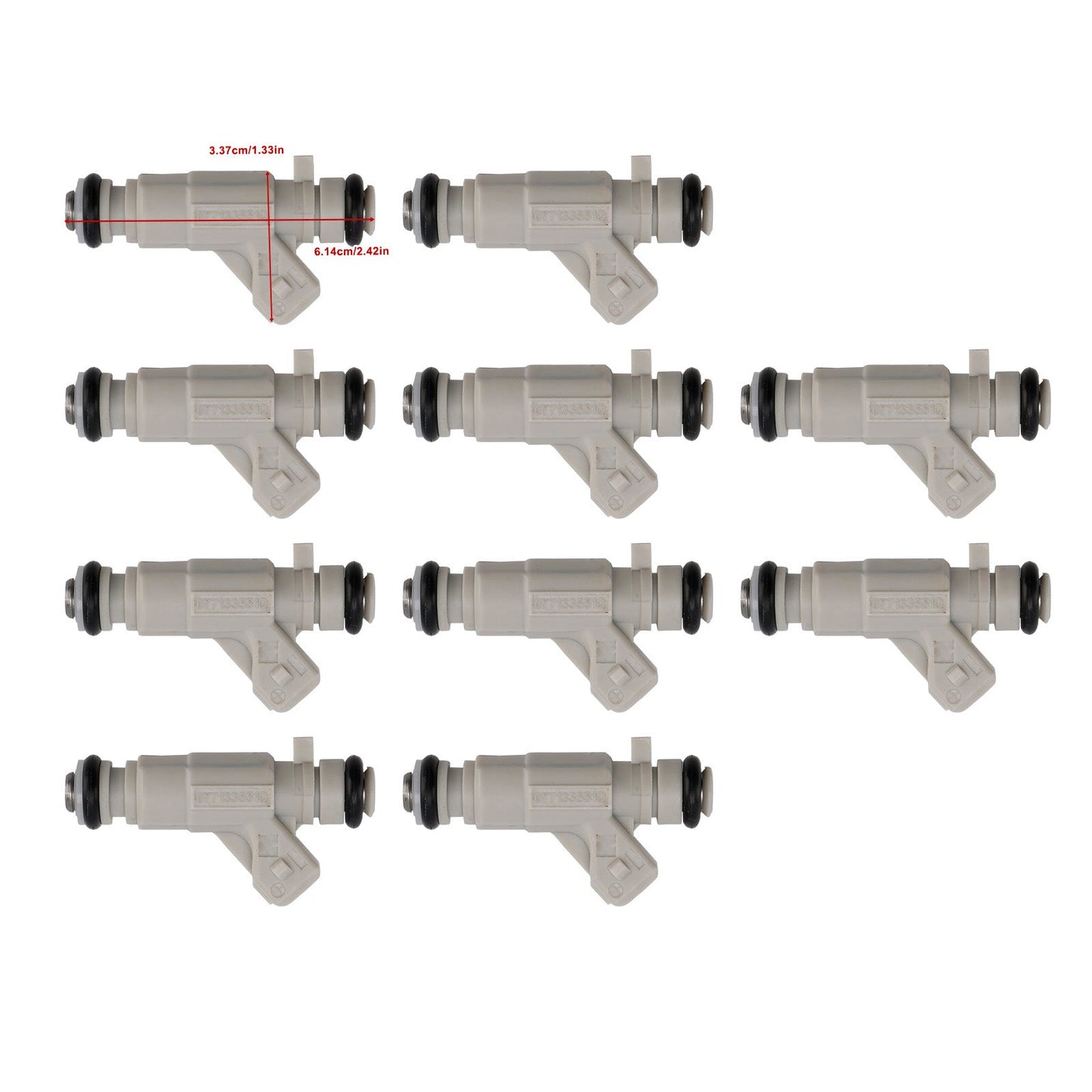 Iniettore di carburante 8 pezzi per Audi S6 S8 4.2L V8 2001-2003 0280155988 077133551Q