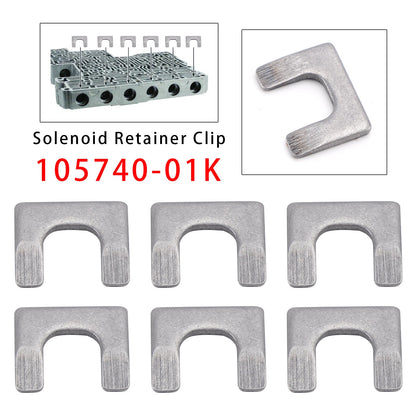 6 clip di fissaggio per solenoide 105740-01K per valvola di trasmissione 10L80 10L90 10R80